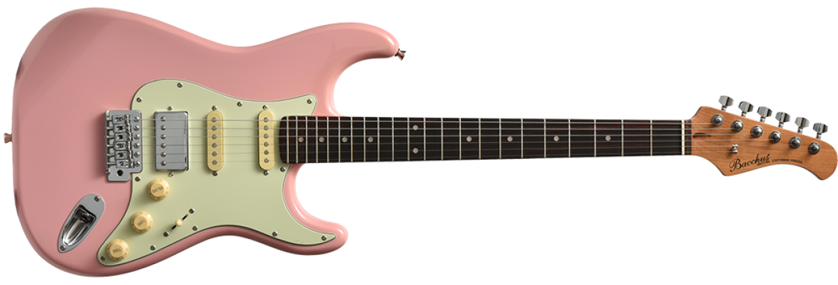 お買い得人気バッカスのストラト　BST-2-RSM/R SLPK ギター